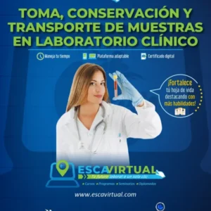 Curso Toma, conservación y transporte de muestras en laboratorio clínico