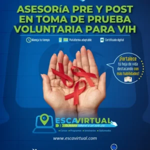 Curso Asesoría pre y post en toma de prueba voluntaria para VIH